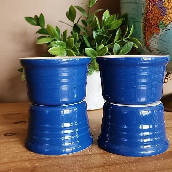 4 Le Creuset Stackable Ramekins Blueberry Color - Picture 1 of 16